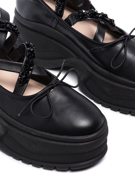 platform ballerina shoes